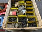 Various plow parts + large batch of bolts 16