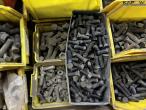 Various plow parts + large batch of bolts 17