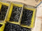 Various plow parts + large batch of bolts 18