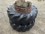 Goodyear 10.8/80-18 twin wheels 3