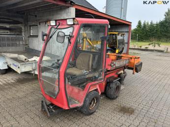 HTF 827 with salt spreader and broom