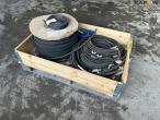 Hydraulic hoses + 1 roll of 3/8 hose 5