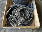 Hydraulic hoses + 1 roll of 3/8 hose 10