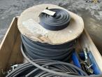 Hydraulic hoses + 1 roll of 3/8 hose 14