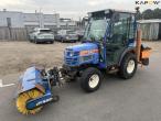 Iseki TM3265 with sweeper and roller spreader 1