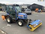 Iseki TM3265 with sweeper and roller spreader 3