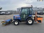 Iseki TM3265 with sweeper and roller spreader 8