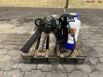 Italdifra back sprayer and 3 hedge trimmers 2