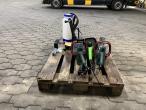 Italdifra back sprayer and 3 hedge trimmers 6