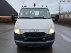 Iveco Daily 35C Flatbed truck with crane 2