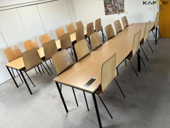 Canteen tables and chairs