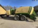 Krone Bigpack 1290 HDP XC big baler with Pomi bale trailer 4