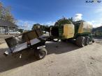 Krone Bigpack 1290 HDP XC big baler with Pomi bale trailer 5