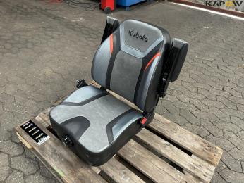 Kubota seat with armrests and harness -... 