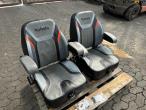 Kubota seats 2 pcs with armrests - New 9