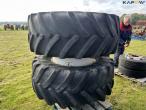 Michelin 540/65-R28 twin wheels 7