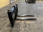 Pallet forks with Volvo quick change 4