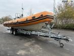 Prosafe 7.5 meter boat with Brenderup trailer 3