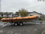 Prosafe 7.5 meter boat with Brenderup trailer 4