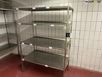 Stainless steel shelf