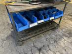 Spare parts trolley + tools 15