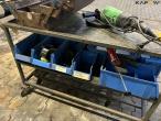 Spare parts trolley + tools 16