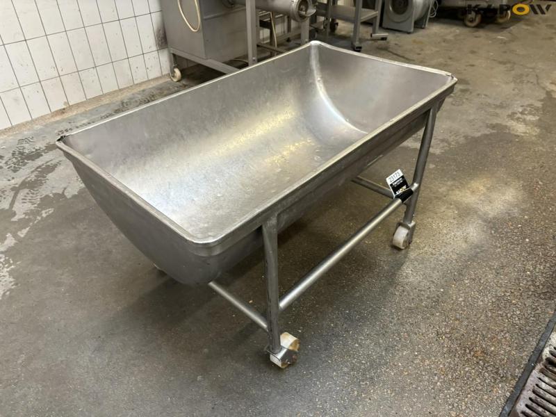 Roller tub in stainless steel 1