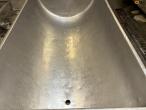 Roller tub in stainless steel 12