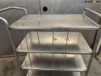 Stainless steel trolley 10