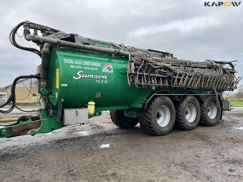 Samson PG II 35 manure wagon with 30 meter hose boom 1