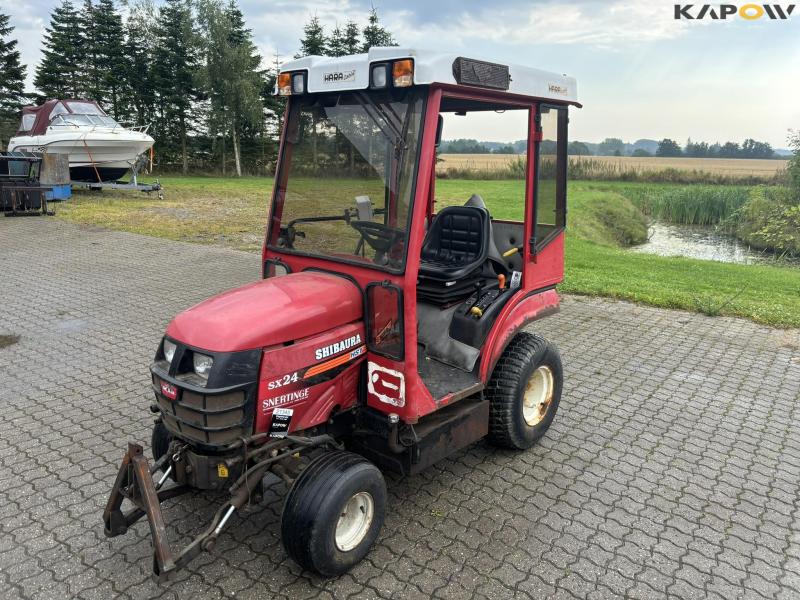 Shibaura SX24HST with clippers and broom 1