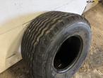 Large lot of tires + shelving 18