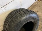 Large lot of tires + shelving 40