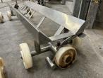 Transport trolley for animals  stainless steel 14