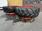 Twin wheels Michelin 710/75-R42 11