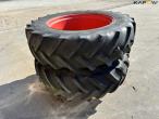 Twin wheels Goodyear 16.9-R38 4