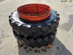 Twin wheels Michelin 13.6-R38 6