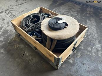 Hydraulic hoses + 1 roll of 3/8 hose