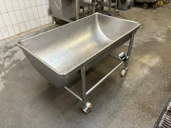 Roller tub in stainless steel