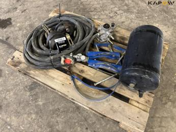 Compressed air brake set