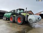 Claas Xerion 5000 traktor med Samson SG 23 gyllevogn 3