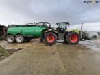 Claas Xerion 5000 traktor med Samson SG 23 gyllevogn 4