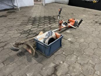 Husqvarna brush cutter with accessories